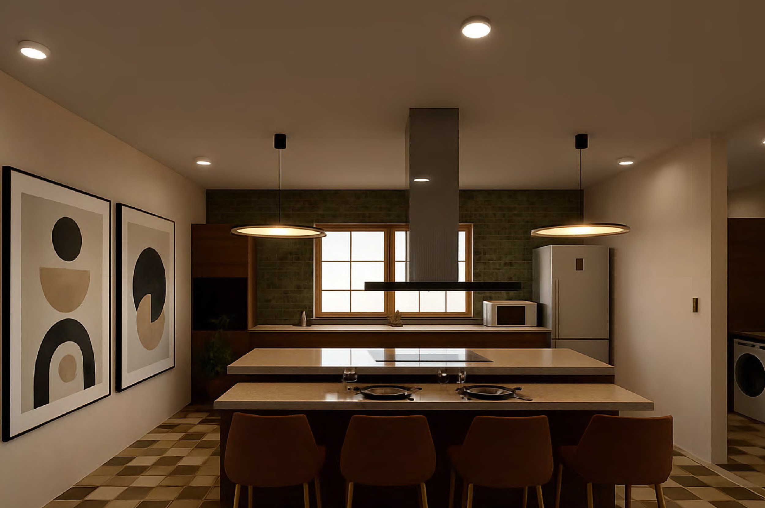 Kitchen design render